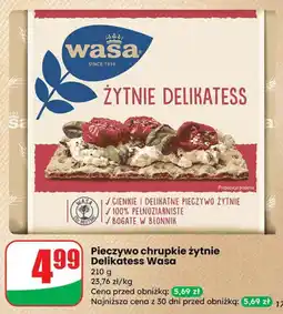 Dino Pieczywo chrupkie żytnie Delikatess Wasa oferta