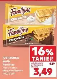 Kaufland Wafle kakaowe Jutrzenka Familijne oferta