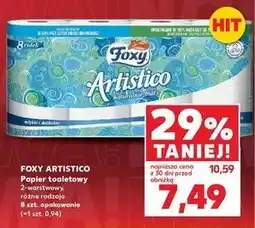 Kaufland Papier toaletowy biały Foxy Artistico oferta