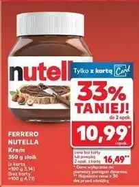 Kaufland Krem czekoladowo-orzechowy Nutella oferta