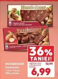 Kaufland Czekolada mleczna z całymi migdałami Alpen Gold Nussbeisser oferta