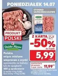 Kaufland Mięso mielone wieprzowe z szynki Stoisko Mięsne oferta