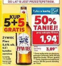 Kaufland Piwo Żywiec Jasne Pełne oferta