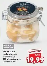 Kaufland Lody włoskie sea salt caramel Mancuso Gelati oferta