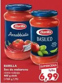 Kaufland Sos basilico Barilla oferta