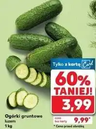 Kaufland Ogórek gruntowy oferta