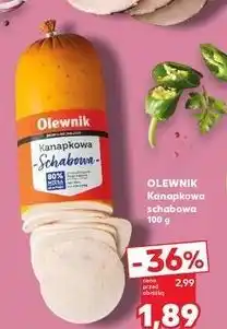 Kaufland Szynka kanapkowa schabowa Olewnik oferta