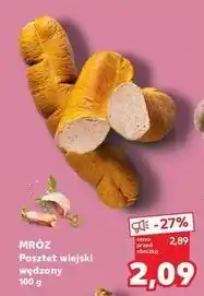 Kaufland Pasztet wiejski wędzony Mróz oferta