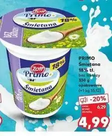Kaufland Śmietana 18% bez laktozy Zott Primo oferta