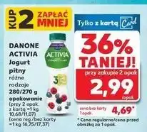 Kaufland Jogurt owoce leśne Danone Activia oferta