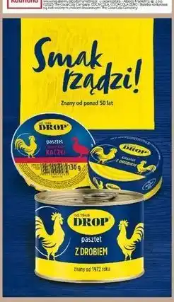 Kaufland Pasztet z drobiem Drop oferta