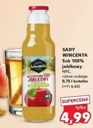 Kaufland Sok jabłkowy Sady Wincenta oferta