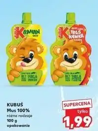 Kaufland Mus jabłko-banan-truskawka-marchew Kubuś oferta