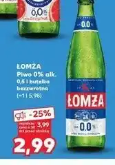 Kaufland Piwo Łomża 0.0% oferta