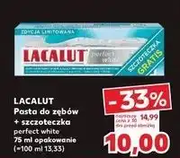 Kaufland Pasta do zębów Lacalut Perfect White oferta
