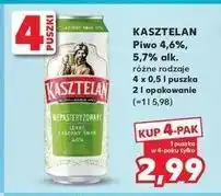 Kaufland Piwo Kasztelan Jasne Pełne oferta