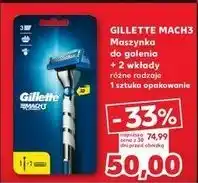 Kaufland Maszynka do golenia + 2 wkłady Gillette Mach3 oferta