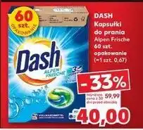 Kaufland Kapsułki do prania alpine frische Dash oferta