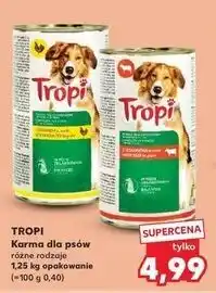 Kaufland Karma dla psa z kurczakiem Tropi oferta