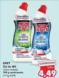 Kaufland Żel do wc wybiela Kret oferta