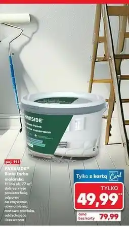 Kaufland Farba biała Parkside oferta