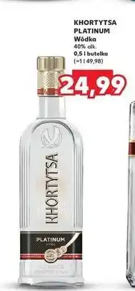 Kaufland Wódka Khortytsa Platinium oferta