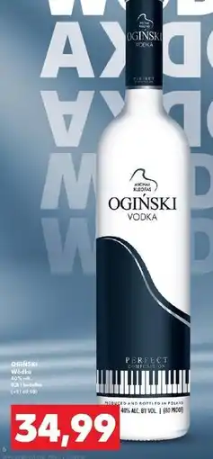 Kaufland Wódka Ogiński Vodka oferta