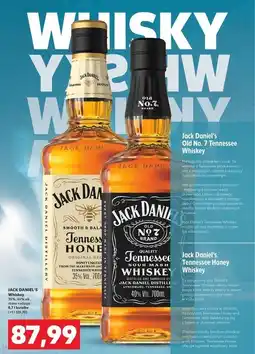 Kaufland Whiskey Jack Daniel's Tennessee Honey oferta