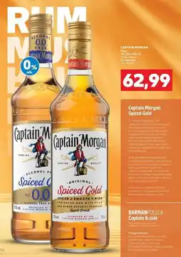 Kaufland Rum bezalkoholowy Captain Morgan Spiced Gold oferta