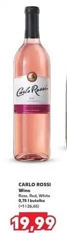 Kaufland Wino Carlo Rossi White oferta