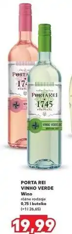 Kaufland Wino Porta Rei Verde oferta
