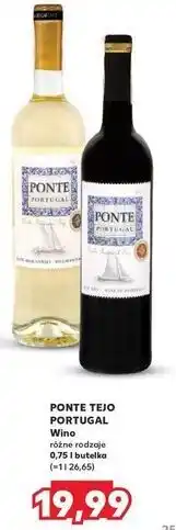 Kaufland Wino Ponte Portugal Tejo Semi Sweet oferta