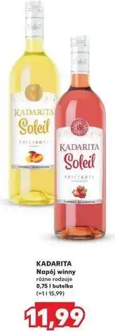 Kaufland Wino Kadarita Soleil Peach oferta