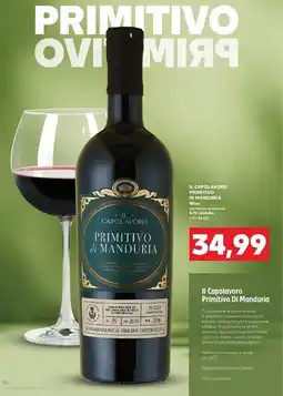 Kaufland Wino Il Capolavoro Primitivo Di Manduria oferta