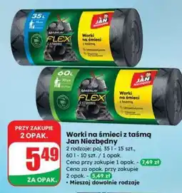 Dino Worki na śmieci z taśmą Jan Niezbędny oferta