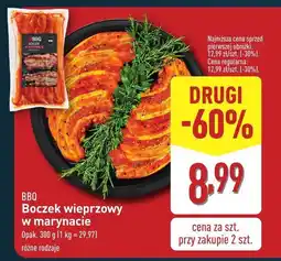 ALDI Boczek wieprzowy BBQ w marynacie Aldi oferta