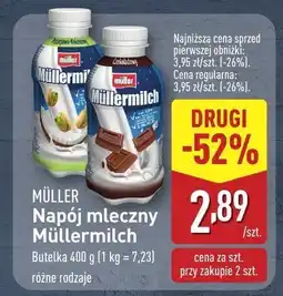 ALDI Napój mleczny Müllermilch Müller, różne rodzaje oferta