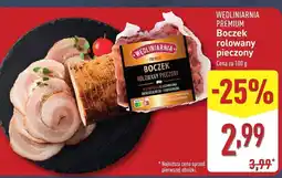 ALDI Boczek rolowany pieczony Wędliniarnia Premium oferta