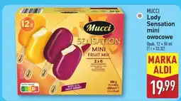 ALDI Lody Mucci Lady Sensation mini owocowe oferta