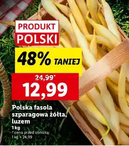 Lidl Fasola szparagowa żółta polska Lidl oferta