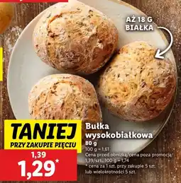 Lidl Bułka wysokobiałkowa Piekarnia Lidla oferta