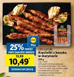 Lidl Kręciotki z boczku w marynacie GRILL&FUN oferta