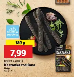 Lidl Kaszanka roślinna DOBRA KALORIA oferta