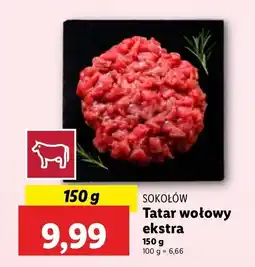 Lidl Tatar wołowy ekstra Sokołów oferta