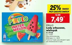 Lidl Lody arbuzowe Pirulo oferta