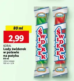 Lidl Lody Świderek Koral oferta