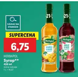 Lidl Syrop Herbapol oferta