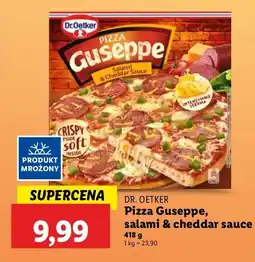 Lidl Pizza Giuseppe salami & cheddar sauce Dr. Oetker oferta