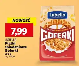 Lidl Płatki śniadaniowe Goferki Lubella oferta