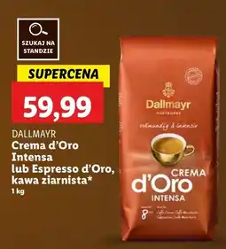 Lidl Kawa ziarnista Crema d'Oro Intensa lub Espresso d'Oro Dallmayr oferta